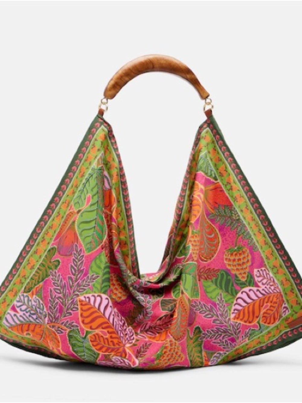 Scarf Tote Bag by Farm Rio - Picture 4 of 10